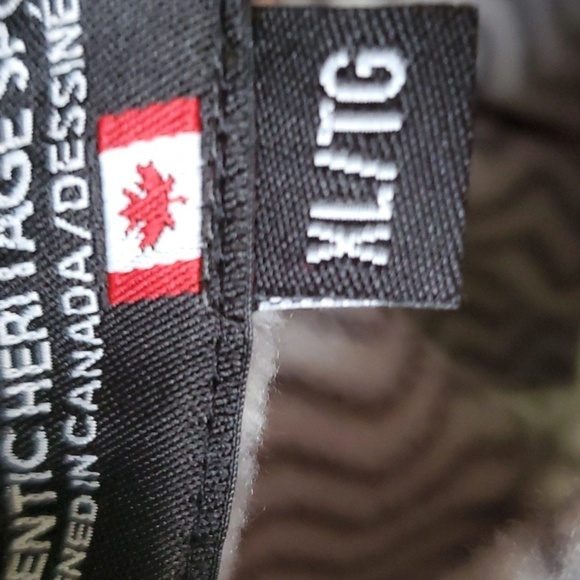 Canada Weather Gear NWT  Authentic grey and white fleece Quarter zip XL - Picture 4 of 14